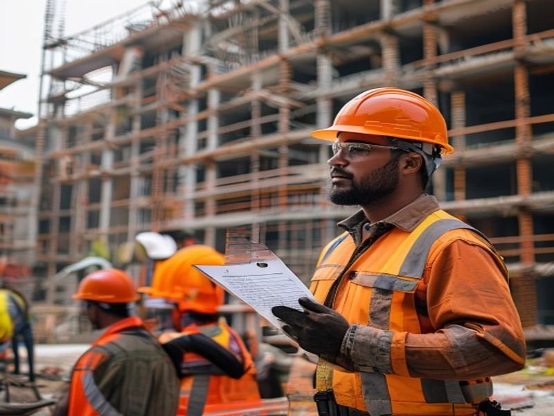 Equipe A&F Construções em obra